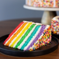 TGI FRIDAY'S PRESENTS Six Layer Rainbow Cake by Buddy Valastro of Carlo's Bakery