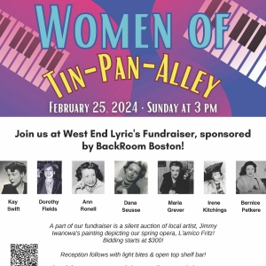 West End Lyric to Present THE WOMEN OF TIN-PAN ALLEY Cabaret Night Photo