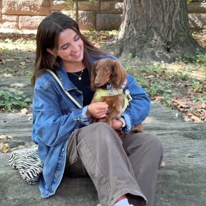 Video: Sarah Agrusa Cuddles up with Her Broadway Pet, Ollie