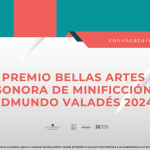 Abren La Convocatoria Del Premio Bellas Artes Sonora De Minificción Edmundo Valad&e Photo