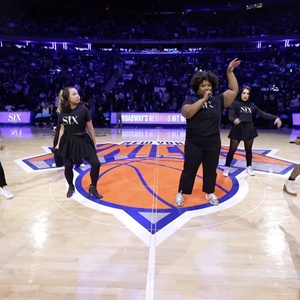 Video: Watch SIX Perform a Halftime Show at the Knicks Game Photo