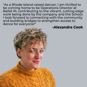 Ballet Rhode Island Welcomes Alexandra Cook As New Operations Director Photo