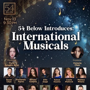 54 Below Will Showcase New Musicals from South Korea, Japan, Germany, and More Photo