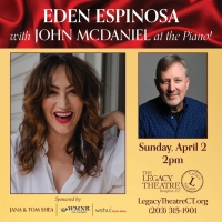 Broadway's Eden Espinosa Comes To Legacy Theatre, April 2 Photo