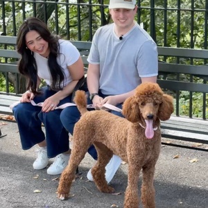 Exclusive: SIXs Krystal Hernandez Cuddles up with Her Broadway Pet, Reina Photo