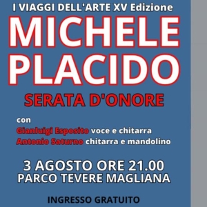 Previews: MICHELE PLACIDO IN SERATA D'ONORE al PARCO TEVERE MAGLIANA Photo