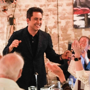 Photos: John Lloyd Young Surprises Open Mic Audience at Cafe Centro Photo