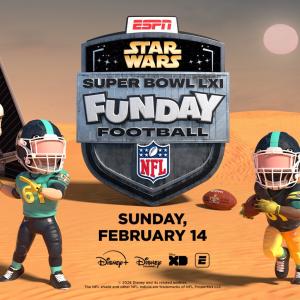 STAR WARS FUNDAY FOOTBALL to Present Animated Super Bowl LXI Photo
