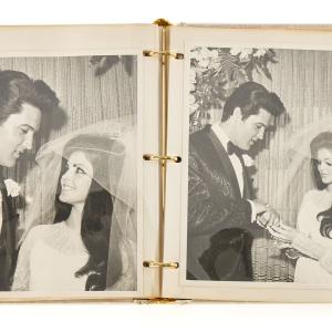 Elvis Presley's Private Wedding Photo Album to Be Auctioned Photo