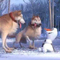 VIDEO: Check Out the New Olaf Digital Short 'Doggies' Featuring Josh Gad