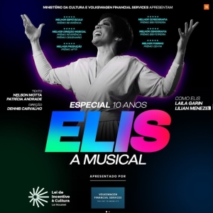 Starring Laila Garin, the Award-Winning Show ELIS, A MUSICAL Returns to Sao Paulo in Photo