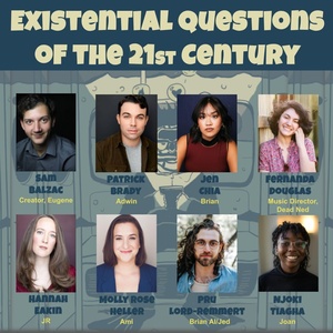 Cast Set for EXISTENTIAL QUESTIONS OF THE 21ST CENTURY Concert at Caveat Photo