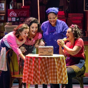 Review: MYSTIC PIZZA at Paper Mill Playhouse-The Story Shines with Top Music Photo