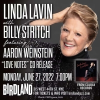 Linda Lavin to Celebrate New Album LOVE NOTES With Billy Stritch at Birdland