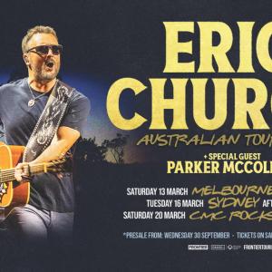 Photos: Eric Church to Make Australian Headline Debut Photo