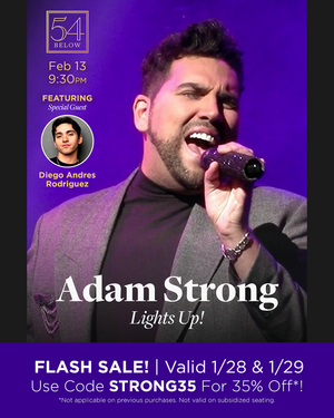 54 Below Will Present Adam Strong In LIGHTS UP! Photo