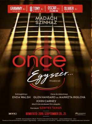 ONCE to Play at Madach Theater 