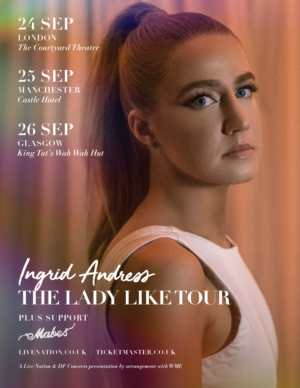 Ingrid Andress Announces Headlining European Tour  Image