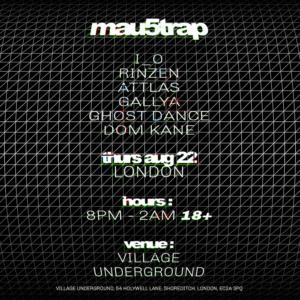 mau5trap to Hold Label Takeover at Village Underground in London 