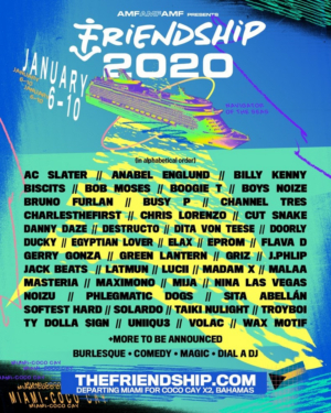 FRIENDSHIP Music Cruise January 2020 Announces Talent With GRiZ, TroyBoi, Ty Dolla $ign, DESTRUCTO and More 