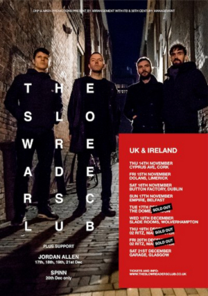 The Slow Readers Club Announce Additional Tour Dates 