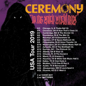 Ceremony Announces U.S. Tour Image