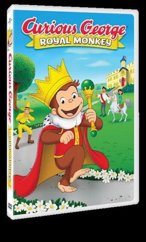 CURIOUS GEORGE ROYAL MONKEY Arrives on DVD, Digital 9/10 Image