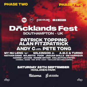 Southampton's Docklands Festival Unveils Patrick Topping, Alan Fitzpatrick, Andy C, and More  Image