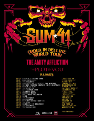 Sum 41 Announces Fall U.S. Headline Tour 