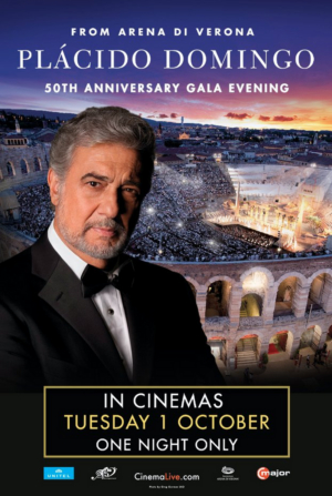 PLÁCIDO DOMINGO 50th Anniversary Gala Evening Comes To Cinemas For One Night Only 