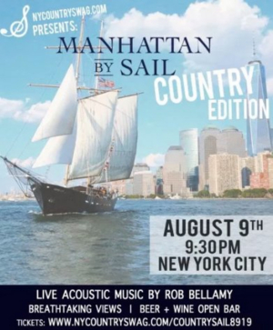 NY COUNTRY SWAG Debuts Manhattan by Sail: Country Edition on Friday 8/9  Image