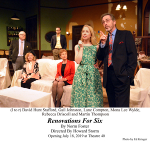 Review: RENOVATIONS FOR SIX Entertains Audiences During U.S. Premiere at Theatre 40 Image
