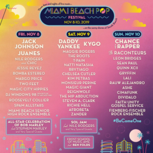 The Miami Beach Pop Festival Announces Daily Lineups Image