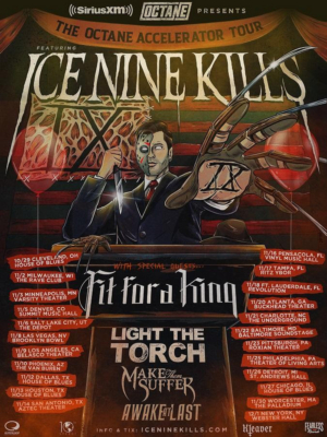 ICE NINE KILLS To Headline SIRIUSXM Octane Presents 'The Octane Accelerator Tour' 