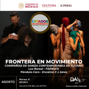 La danza de la frontera llega al Palacio de Bellas Artes con las compañías Lux Boreal y Péndulo Cero 
