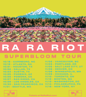 Ra Ra Riot Announces Headlining Tour Image