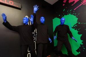 BLUE MAN GROUP Make Their Mark At Museum Of The City Of New York Image
