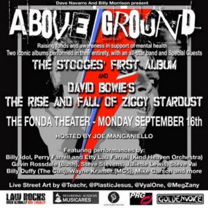 Dave Navarro and Billy Morrison Announce Lineup for ABOVE GROUND 