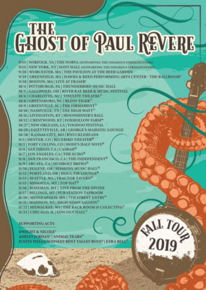 The Ghost of Paul Revere Announces Fall Tour 