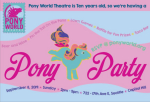 Pony World Theatre Turns 10 Years Old and Celebrates Birthday With A Party 