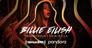 Billie Eilish to Perform Exclusive Concert for SiriusXM, Pandora Listeners 