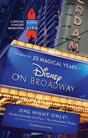BC/EFA Benefit Celebrating 25 Years of Disney on Broadway Set for 11/4 