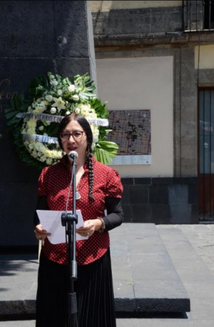 El Instituto Nacional de Bellas Artes y Literatura rinde homenaje a Leona Vicario, heroína de la Independencia 