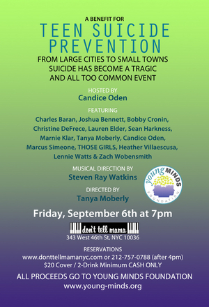 Feature: TEEN SUICIDE PREVENTION BENEFIT at Don't Tell Mama Image