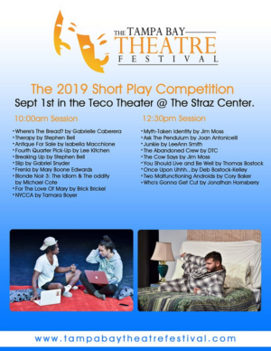 Review: The Highs and Lows of the 2019 Short Play Competition at the Tampa Bay Theatre Festival 