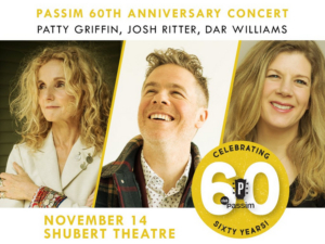 Patty Griffin, Josh Ritter and Dar Williams to Celebrate the 60th Anniversary of Passim 