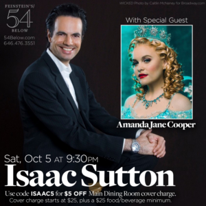 Amanda Jane Cooper Joins Isaac Sutton's Celebration of BROADWAY ISRAEL 