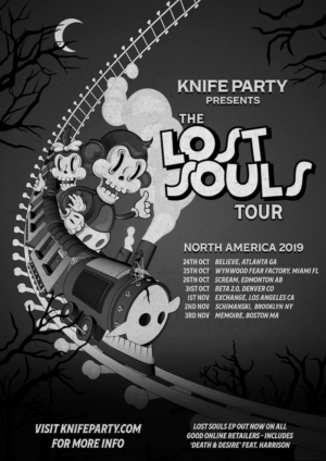 Knife Party Head To North America For The Lost Souls Tour This Halloween 