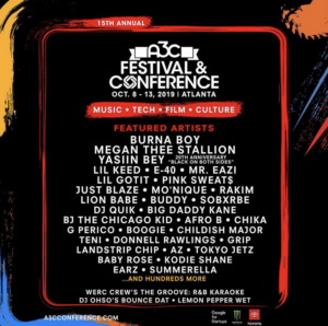 2019 A3C Music Festival Adds Burna Boy, Yasiin Bey, Mr. Eazi, Buddy, Tokyo Jetz and More  Image