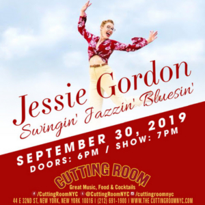Jessie Gordon to Take the Stage at The Cutting Room Image